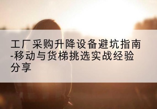 望城移动式升降机怎么选-工厂采购升降设备避坑指南-移动与货梯挑选实战经验分享